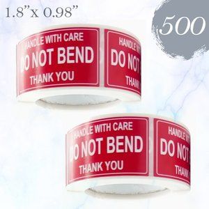 500 DO NOT BEND Stickers